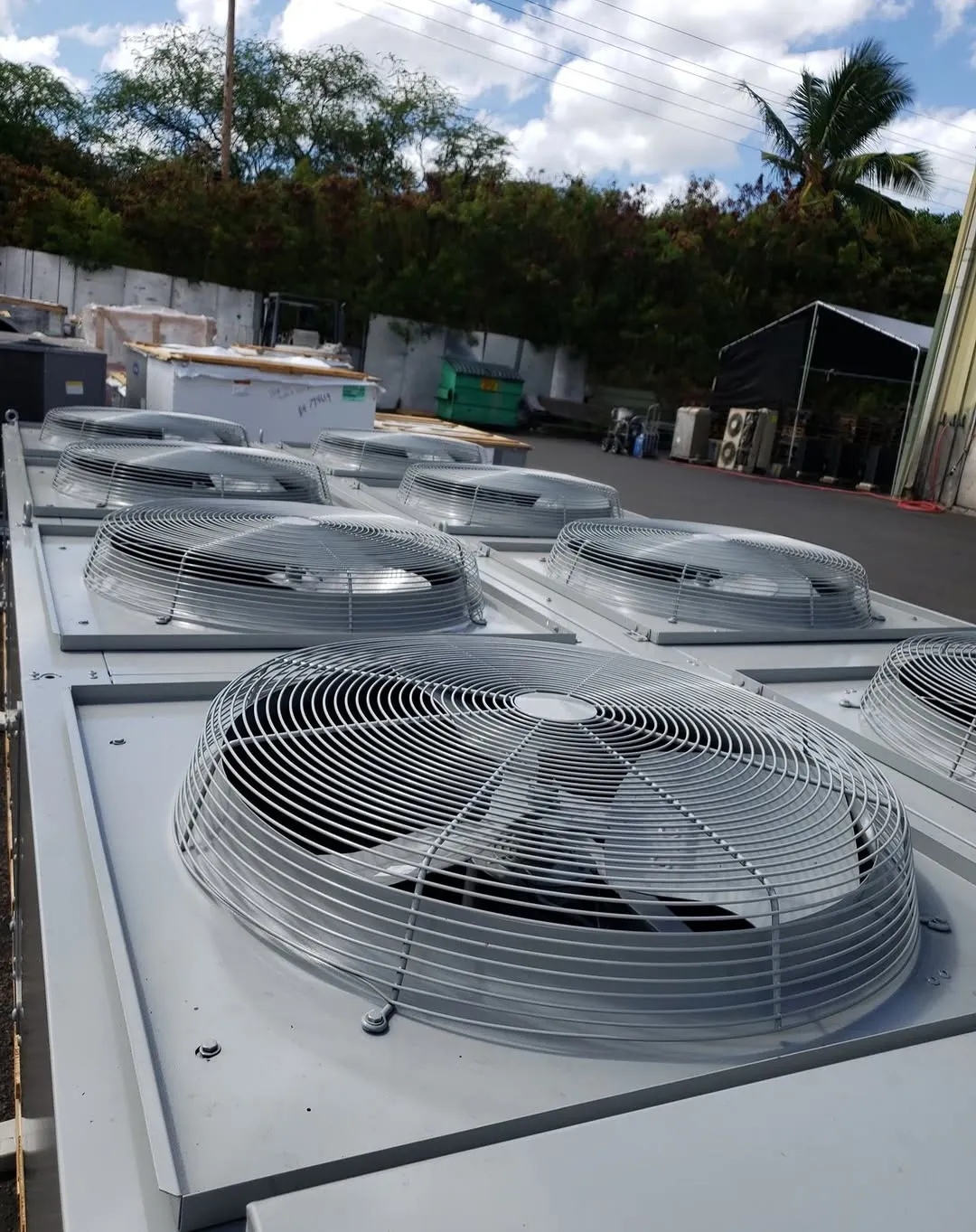 Completed bulk AC coating job.